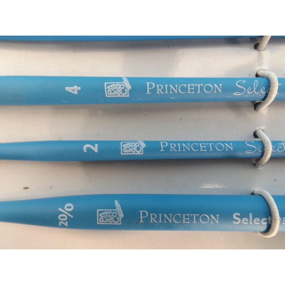 Princeton Select Artiste Brushes set of 6 & Atlas Red Sable brush set of 3
